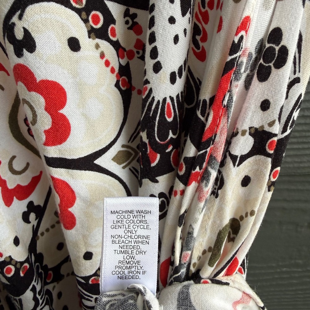Cato 100% Rayon Medallion Print Swing Midi Dress Women 18W 20W Boho - Picture 9 of 11
